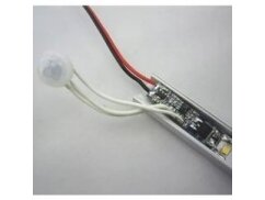 LED juostos judesio jutiklis | PIR | 12-24VDC | 96-192W | 8A | 55x10mm | baltas | montuojamas į profilį | PROF-DIM-PIR | 1021227350005 1