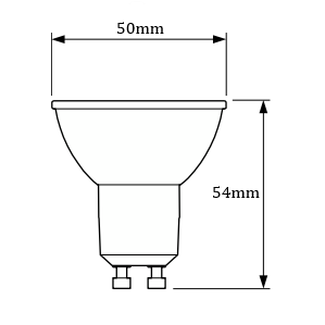 LED spuldze GU10 | 4,9W | 230V | 355lm | 2700K | Philips 1 LED spuldze GU10 | 4,9W | 230V | 355lm | 2700K | Philips 1