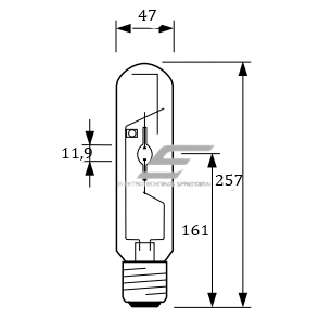 Metallhaliidlamp E40 | 360W | 123V | 35400lm | 4200K | Philips 1 Metallhaliidlamp E40 | 360W | 123V | 35400lm | 4200K | Philips 1