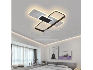LED lubų šviestuvas | 68W | CCT 3000K/4000K/6000K | 5100lm | nuotolinis valdymas | 600 x 150 x 65mm | juodos spalvos | IP20 | Optonica PD68-A7 1