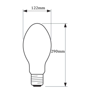 Metal halide lamp E40 | 400W | 125V | 32000lm | 4500K | Philips 1 Metal halide lamp E40 | 400W | 125V | 32000lm | 4500K | Philips 1