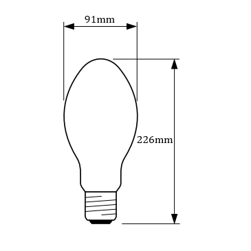 Metallhaliidlamp E40 | 360W | 118V | 32400lm | 4200K | Philips 1 Metallhaliidlamp E40 | 360W | 118V | 32400lm | 4200K | Philips 1