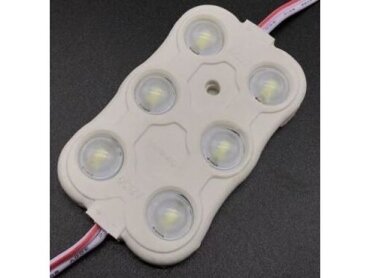 LED modulis | 3W | 12V | 6000-6500K | baltas | 300-320lm | 65x40mm | IP65