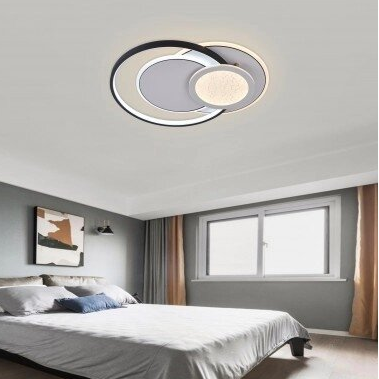 LED griestu gaismeklis | 84W | CCT 3000K/4000K/6000K | 6300lm | Tālvadības pults | 560 x 410 x 60mm | Melnā krāsa | IP20 | Optonica PD86-A7 1