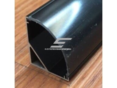 Profilis LED juostai | kampinis | 3m | juodas | 4772124004771 Profilis LED juostai | kampinis | 3m | juodas | 4772124004771