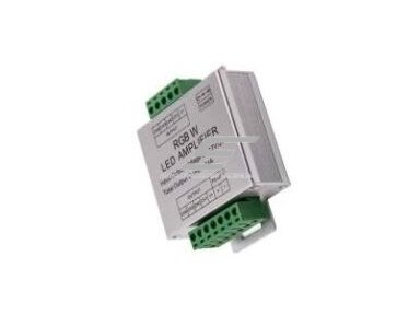 LED RGB juostų stiprintuvas | 12-24VDC | 4 kanalai | virštinkinis | Amp-6