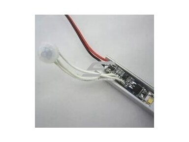 LED juostos judesio jutiklis | PIR | 12-24VDC | 96-192W | 8A | 55x10mm | baltas | montuojamas į profilį | PROF-DIM-PIR | 1021227350005 LED juostos judesio jutiklis | PIR | 12-24VDC | 96-192W | 8A | 55x10mm | baltas | montuojamas į profilį | PROF-DIM-PIR | 1021227350005