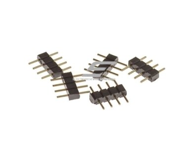 Kontaktas | jungtis LED RGB juostai | 12V | 4pin | 10mm Kontaktas | jungtis LED RGB juostai | 12V | 4pin | 10mm