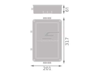 Maitinimo šaltinis LED prožektoriu | 500W | 230V | IP66 | juodas | Ledvance | FL HIGH MAST PS | 4099854196522