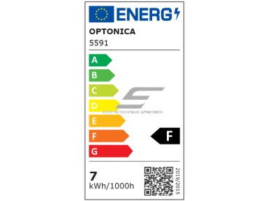 LED lempa T5 | 6.5W | 6000K | 600lm | 220–240V | 58,5cm | matinė | su jungikliu | OPTONICA | TU7-A4-5591 | 3800156655911