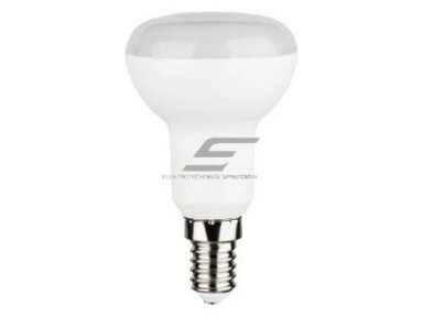 LED lemputė E14 | 7W | 3000K | 560lm | R50 LED lemputė E14 | 7W | 3000K | 560lm | R50