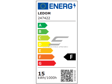 LED lemputė E27 | 15W | 3000K | 1515lm | A65 | LEDOM | 5901583247422 LED lemputė E27 | 15W | 3000K | 1515lm | A65 | LEDOM | 5901583247422