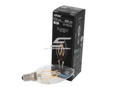 Filament LED lemputė E14 | 4W | 2700K | 470lm | C35 | 5901583249075