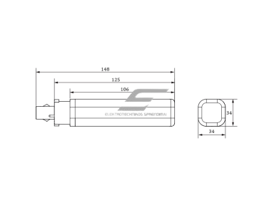 LED lemputė G24d-2 | 6,9W | 230V | 700lm | 3000K | analogas (liuminescencinė-kompaktinė lempa 18W) | Philips LED lemputė G24d-2 | 6,9W | 230V | 700lm | 3000K | analogas (liuminescencinė-kompaktinė lempa 18W) | Philips