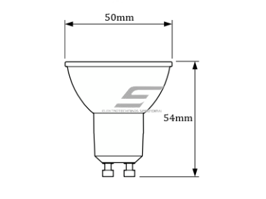 Kryptinė LED lemputė | stiklinė GU10 | 4,9W | 230V | 355lm | 2700K | Philips Kryptinė LED lemputė | stiklinė GU10 | 4,9W | 230V | 355lm | 2700K | Philips
