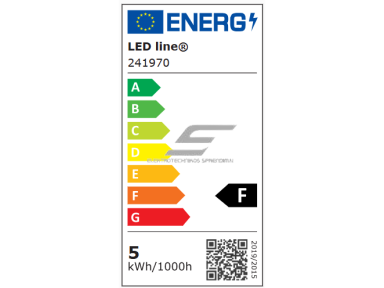 Kryptinė LED lemputė | stiklinė | GU10 | 5W | 4000K | 450lm | LED Line | 5901583241970 Kryptinė LED lemputė | stiklinė | GU10 | 5W | 4000K | 450lm | LED Line | 5901583241970