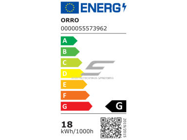 LED lemputė E27 | 18W | 6000K | 1400lm | ORRO | 55025 | A530300097 LED lemputė E27 | 18W | 6000K | 1400lm | ORRO | 55025 | A530300097