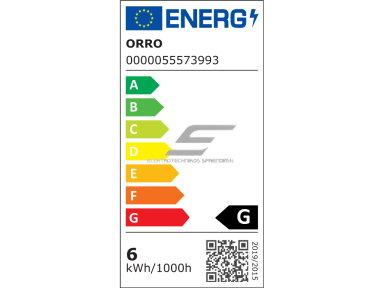 Kryptinė LED lemputė GU10 | 6W | 4000K | 480lm | ORRO | 55028 | A530300100 Kryptinė LED lemputė GU10 | 6W | 4000K | 480lm | ORRO | 55028 | A530300100