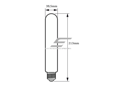 LED lemputė pramoninė | E27 | 26W | 230V | 4500lm | 4000K | IP65 | analogas (natrio garų lempa (NAV)) | Philips