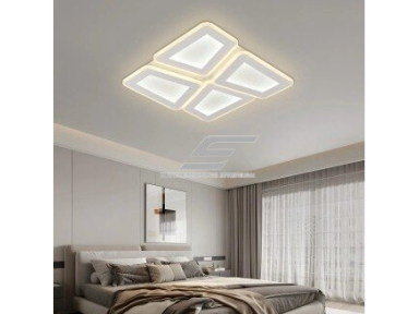LED lubų šviestuvas | 128W | CCT 3000K/4000K/6000K | 9600lm | nuotolinis valdymas | 480 x 480 x 65mm | pilkos/baltos spalvos | IP20 | Optonica PD128-A7 LED lubų šviestuvas | 128W | CCT 3000K/4000K/6000K | 9600lm | nuotolinis valdymas | 480 x 480 x 65mm | pilkos/baltos spalvos | IP20 | Optonica PD128-A7