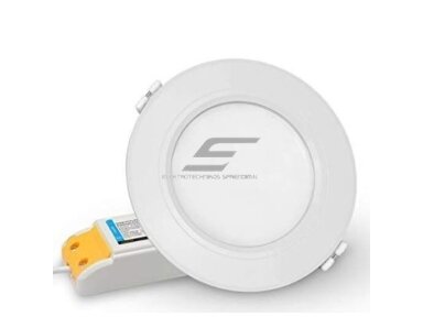 LED panelė | 12W | 86-265V | RGB+2700-6500K | 85lm/W | Ø118x38mm | apvali | įleidžiama | RGB+CCT | Mi Light | ML-FUT066 LED panelė | 12W | 86-265V | RGB+2700-6500K | 85lm/W | Ø118x38mm | apvali | įleidžiama | RGB+CCT | Mi Light | ML-FUT066