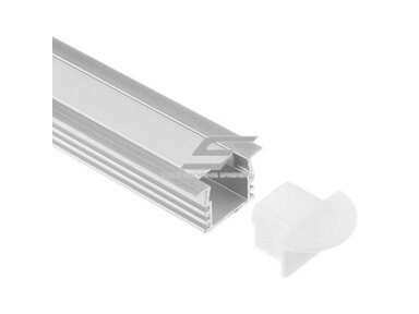 Profilis LED juostai | E-tipo | 3m | potinkinis | įleidžiamas Profilis LED juostai | E-tipo | 3m | potinkinis | įleidžiamas