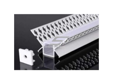 Profilis LED juostai | O-tipo | 3m | tinkuojamas (po tinku, gipsu) | 4772124005075 Profilis LED juostai | O-tipo | 3m | tinkuojamas (po tinku, gipsu) | 4772124005075