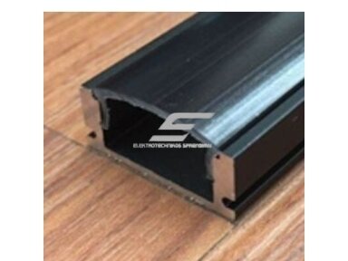 Profilis LED juostai | 3m | virštinkinis | juodas | 4772124004696 Profilis LED juostai | 3m | virštinkinis | juodas | 4772124004696