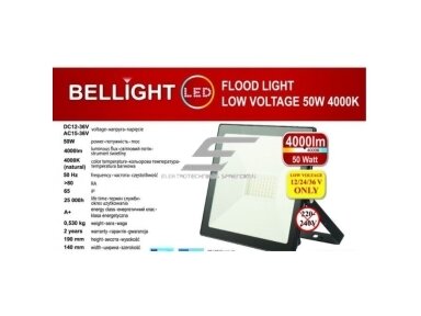 LED prožektorius 12V-36V 4000K LED prožektorius 12V-36V 4000K