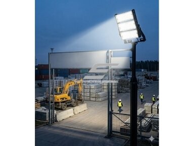 LED prožektorius | 360W | 54000lm | 3000K | 356x118x474mm | IP66 | aliuminis korpusas | lauko ir pramoniniam apšvietimui LED prožektorius | 360W | 54000lm | 3000K | 356x118x474mm | IP66 | aliuminis korpusas | lauko ir pramoniniam apšvietimui