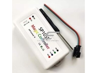 LED šviesos efektų valdiklis | 5-24VDC | ant laido | Bluetooth | C-8231 LED šviesos efektų valdiklis | 5-24VDC | ant laido | Bluetooth | C-8231