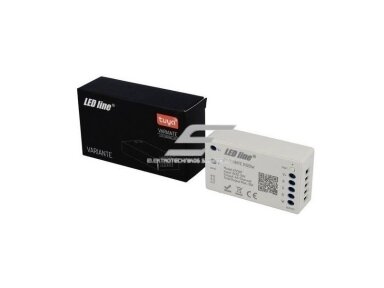 LED valdiklis | 12-24V| 4x4A | RGBW | Wi-Fi | TUYA | VARIANTE +RF | LED line LED valdiklis | 12-24V| 4x4A | RGBW | Wi-Fi | TUYA | VARIANTE +RF | LED line