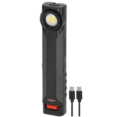 Uzlādējams LED rokas prožektors | USB-C / manuāla uzlāde | 600 lm | 6500 K | 3 spilgtuma līmeņi | IP54 | Brennenstuhl HL 600 AD Uzlādējams LED rokas prožektors | USB-C / manuāla uzlāde | 600 lm | 6500 K | 3 spilgtuma līmeņi | IP54 | Brennenstuhl HL 600 AD