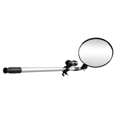 Teleskoopiline kontrollpeegel LED valgustiga | peegel Ø220mm | 64,5-112,5cm | alumiinium Teleskoopiline kontrollpeegel LED valgustiga | peegel Ø220mm | 64,5-112,5cm | alumiinium