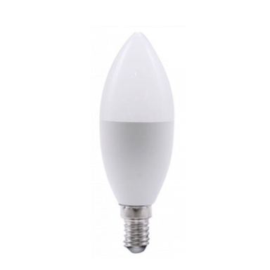 LED spuldze E14 | sveces forma | 10W | 2700K | 1000lm | 180° | 38 x 116 mm | balta/pelēka | IP20 | Optonica SP9-A3