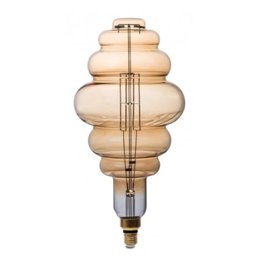 LED lampa E27 | Optonica SP8-A1 | 8 W | 1800 K | 810 lm | 300° | ar regulējamu spilgtumu | 200 × 410 mm | zelta | IP20 LED lampa E27 | Optonica SP8-A1 | 8 W | 1800 K | 810 lm | 300° | ar regulējamu spilgtumu | 200 × 410 mm | zelta | IP20