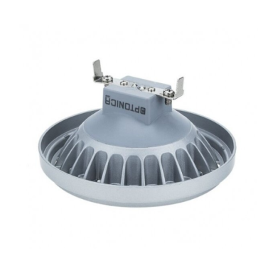 Directional LED bulb G53 Optonica SP15-A3 | disc-shaped | 15 W | 4500 K | 1050 lm | 30° | 111 × 58 mm | silver | IP20 Directional LED bulb G53 Optonica SP15-A3 | disc-shaped | 15 W | 4500 K | 1050 lm | 30° | 111 × 58 mm | silver | IP20