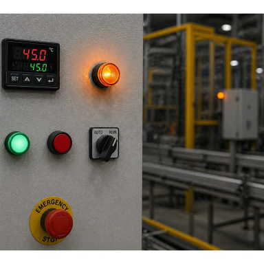 LED signal indicator lamp | with push-button type housing | orange | 22mm | AC230V | IP67 | for indication in electrical distribution boards, automation systems and equipment LED signal indicator lamp | with push-button type housing | orange | 22mm | AC230V | IP67 | for indication in electrical distribution boards, automation systems and equipment