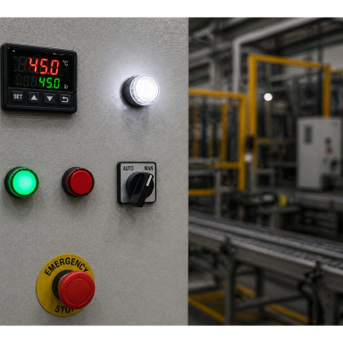 LED signal indicator lamp | with push button type housing | white | 22mm | AC230V | IP67 | for indication in electrical distribution boards, automation systems and equipment LED signal indicator lamp | with push button type housing | white | 22mm | AC230V | IP67 | for indication in electrical distribution boards, automation systems and equipment