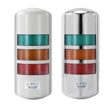 Wall-mounted LED warning beacon | with audible alarm signal | flashing / steady mode | AC220V | 3W | IP54 | for CNC machines | for industrial equipment