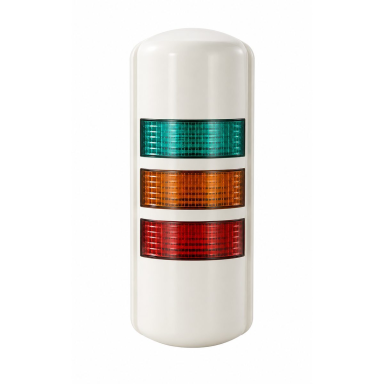 Wall-mounted LED warning beacon | with audible alarm signal | flashing / steady mode | DC24V | 3W | IP54 | for CNC machines | for industrial equipment