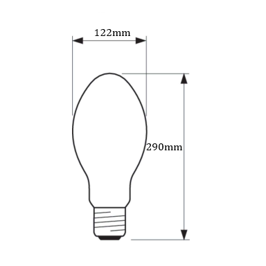Metālu halogenīdu lampa E40 | 400W | 125V | 32000lm | 4500K | Philips Metālu halogenīdu lampa E40 | 400W | 125V | 32000lm | 4500K | Philips