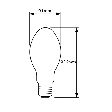 Metālu halogenīdu lampa E40 | 360W | 118V | 32400lm | 4200K | Philips Metālu halogenīdu lampa E40 | 360W | 118V | 32400lm | 4200K | Philips