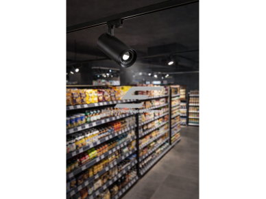 LED bėgelinis šviestuvas | 25W | 1500lm | reguliuojamas 10–55° | CCT 3000K/4000K/5000K | CRI≥90 | TRIAC dimming | juodas 4 LED bėgelinis šviestuvas | 25W | 1500lm | reguliuojamas 10–55° | CCT 3000K/4000K/5000K | CRI≥90 | TRIAC dimming | juodas 4