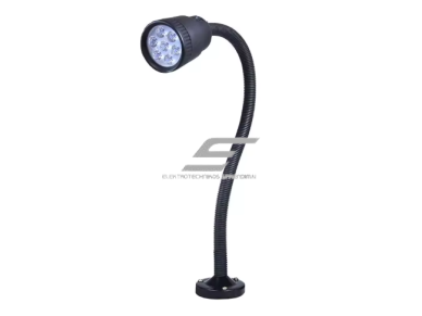 Magnetinis LED darbo šviestuvas | su lanksčia rankena | 7W | 6000K | 230V | dirbtuvėms, staklėms, siuvimo mašinoms | IP33 Magnetinis LED darbo šviestuvas | su lanksčia rankena | 7W | 6000K | 230V | dirbtuvėms, staklėms, siuvimo mašinoms | IP33