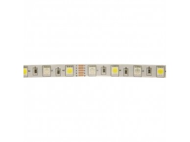 Hermetiška | lanksti LED juosta | 14,4W/m | 12V | RGB+WW | IP65 | 61618 Hermetiška | lanksti LED juosta | 14,4W/m | 12V | RGB+WW | IP65 | 61618