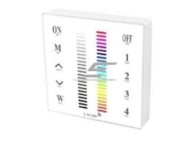 LED RGB+W juostų valdiklis | modulis | 2,4G | 4 kanalai | virštinkinis