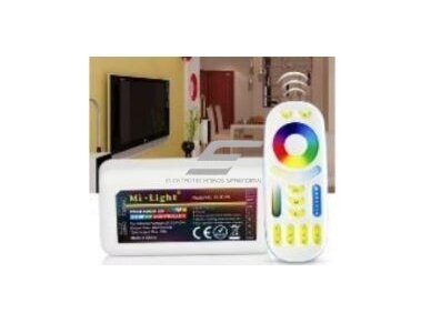 LED juostų liečiamas valdiklis | 10A | 12-24VDC | 2,4Ghz |RGB+W+WW spalvų  | C-4501