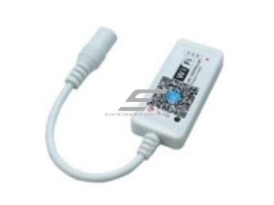 LED juostų mini RGB+W valdiklis | 100W | 12-24VDC | 4 kanalai | ant laido | WiFi