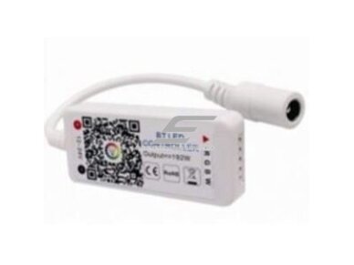 LED juostų mini RGB valdiklis | 192-384W | 12-24VDC | 4 kanalai | ant laido | Bluetooth | 4772124002333